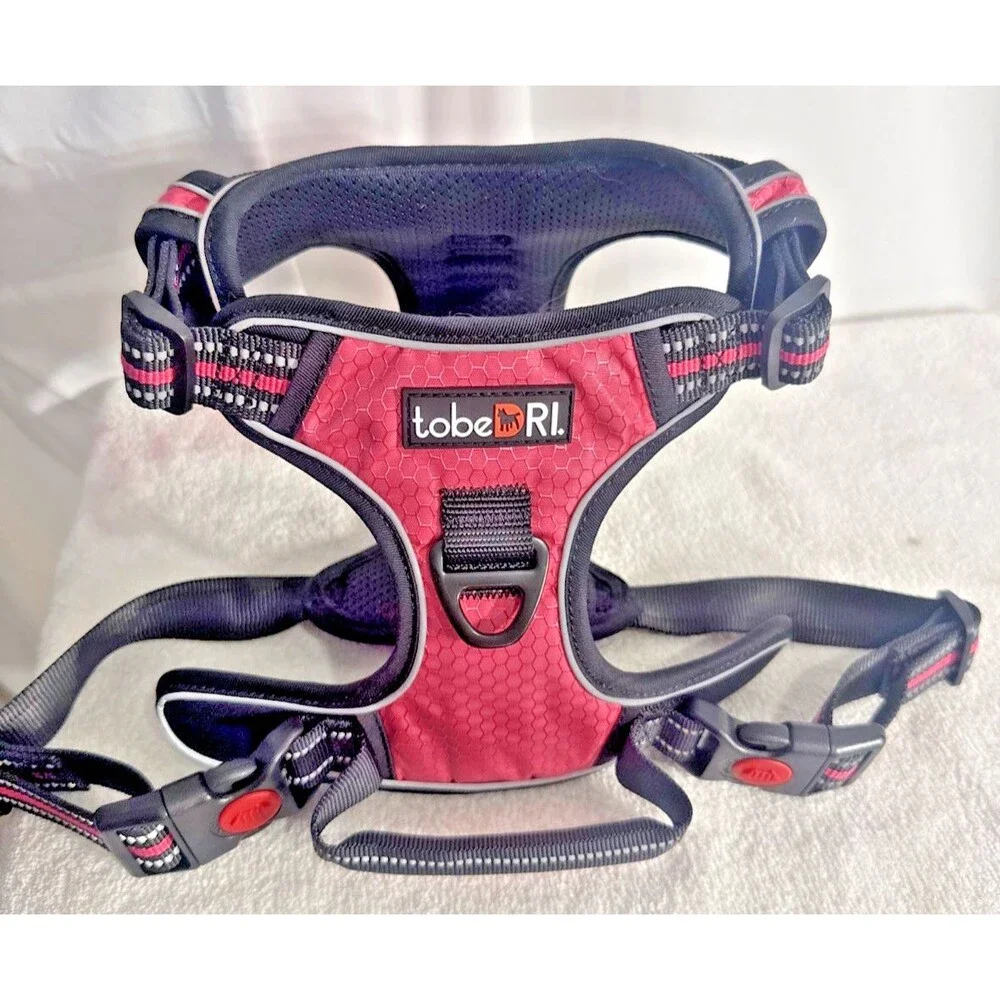 TobeDRI No Pull Reflective Pink Dog Harness  Sz Med NWOT